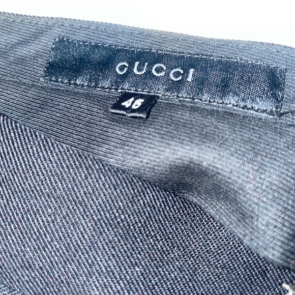 Authentic Gucci Women’s Black Pants (46) U.S Size 10 - Picture 6 of 7